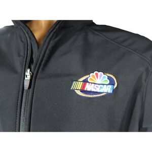 NASCAR Jacket Size L Xfinity Craftsman Truck Cup Series Black Full‎ Zip